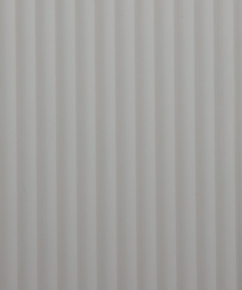 Fluted - Colored - White